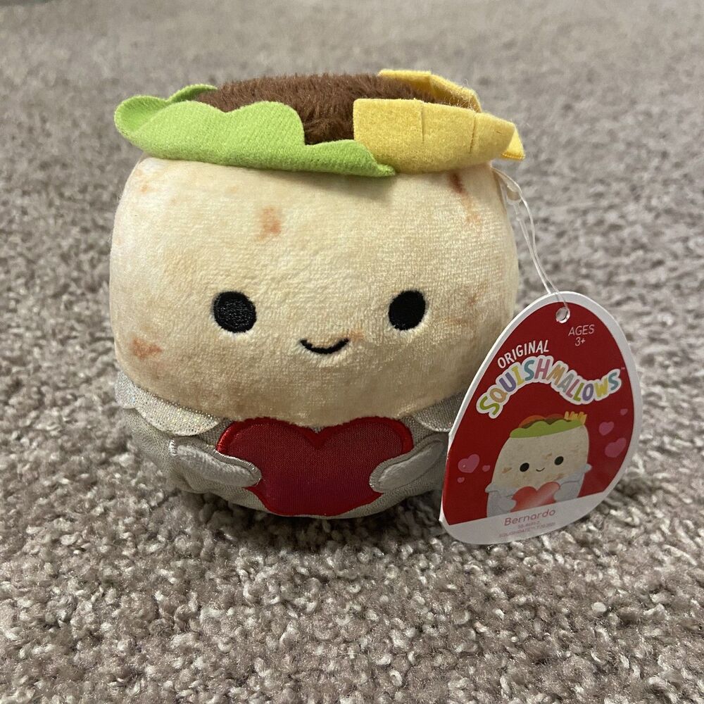 Bernardo Burrito Valentines Day Mini Squishmallow